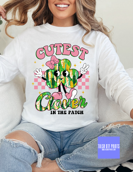 DTF CUTEST CLOVER TRANSFER