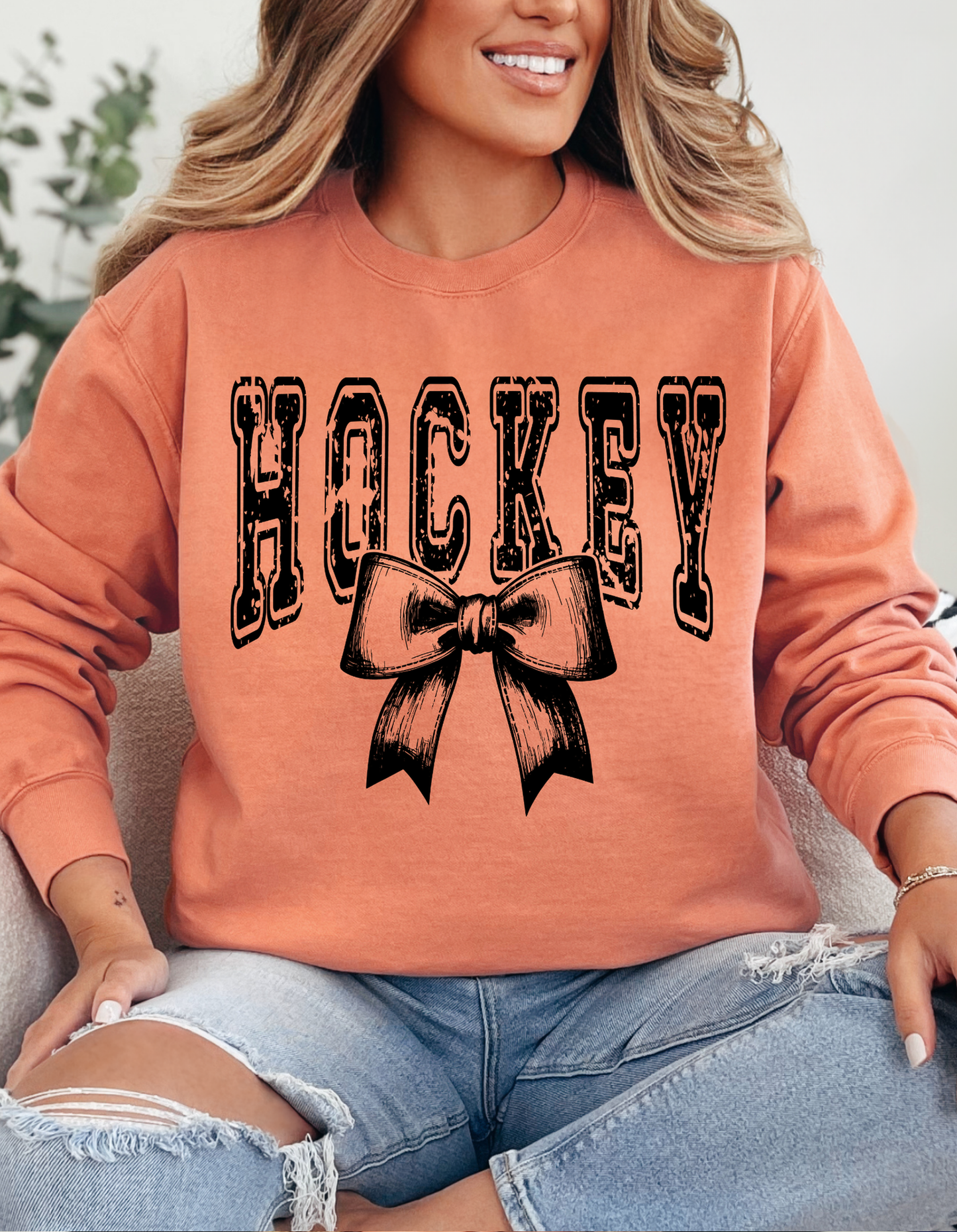 DTF HOCKEY BOW TRANSFER