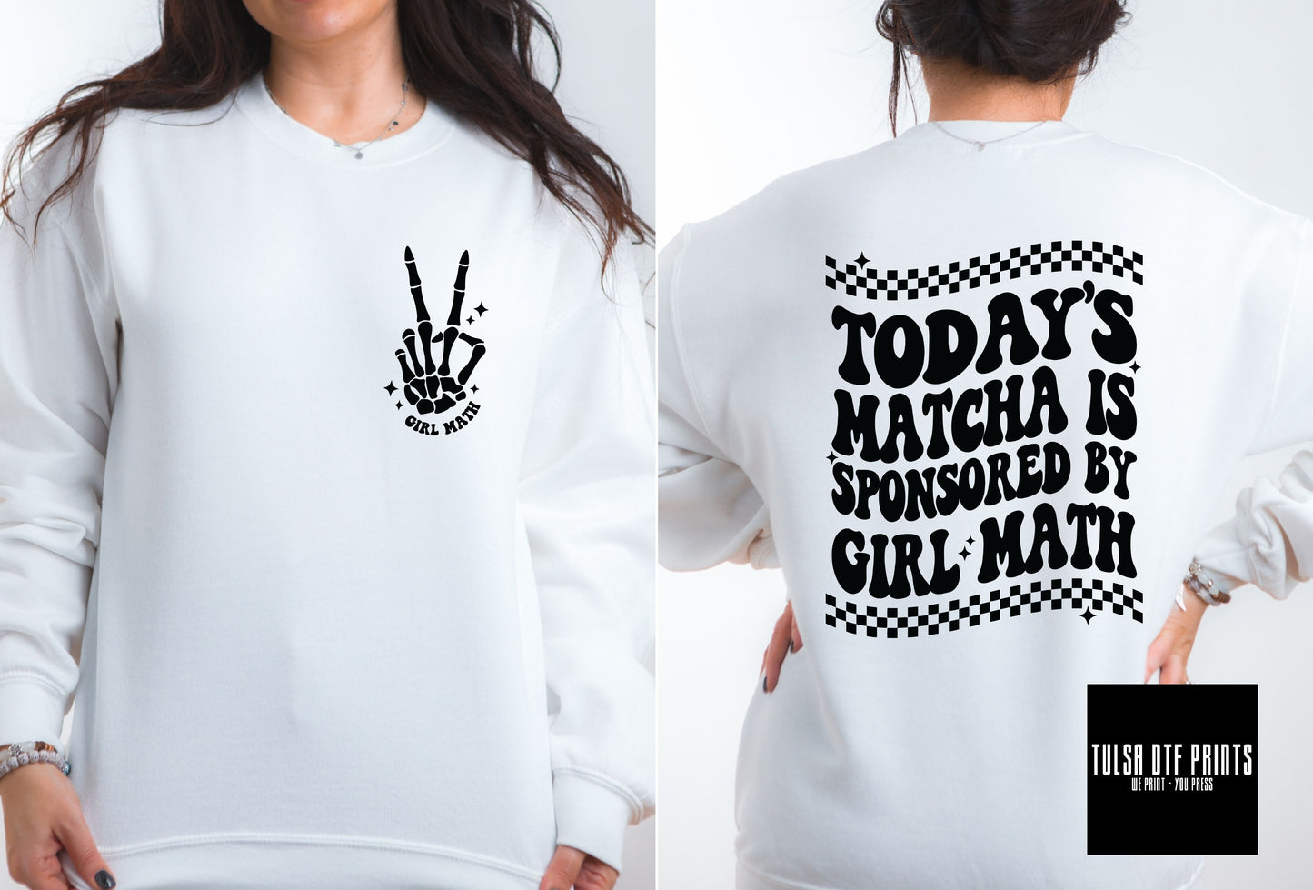 DTF TODAY'S MATCHA IS SPONSORED BY GIRL MATH W/ POCKET TRANSFER