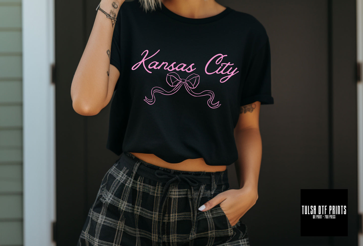 DTF COQUETTE KANSAS CITY BOW TRANSFER