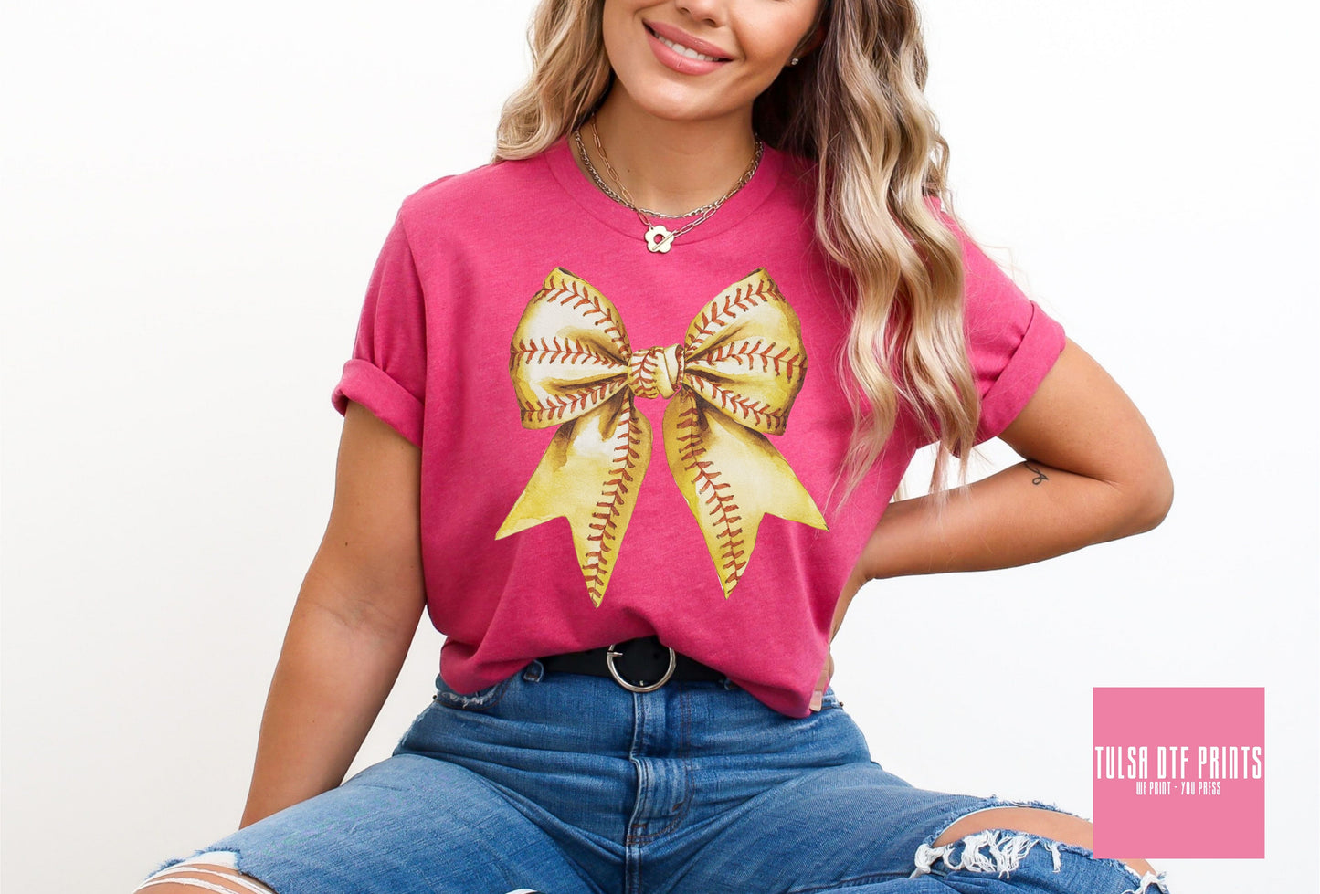 DTF GAME DAY SPORTS COQUETTE BOW (6 SPORTS AVAIL.) TRANSFER