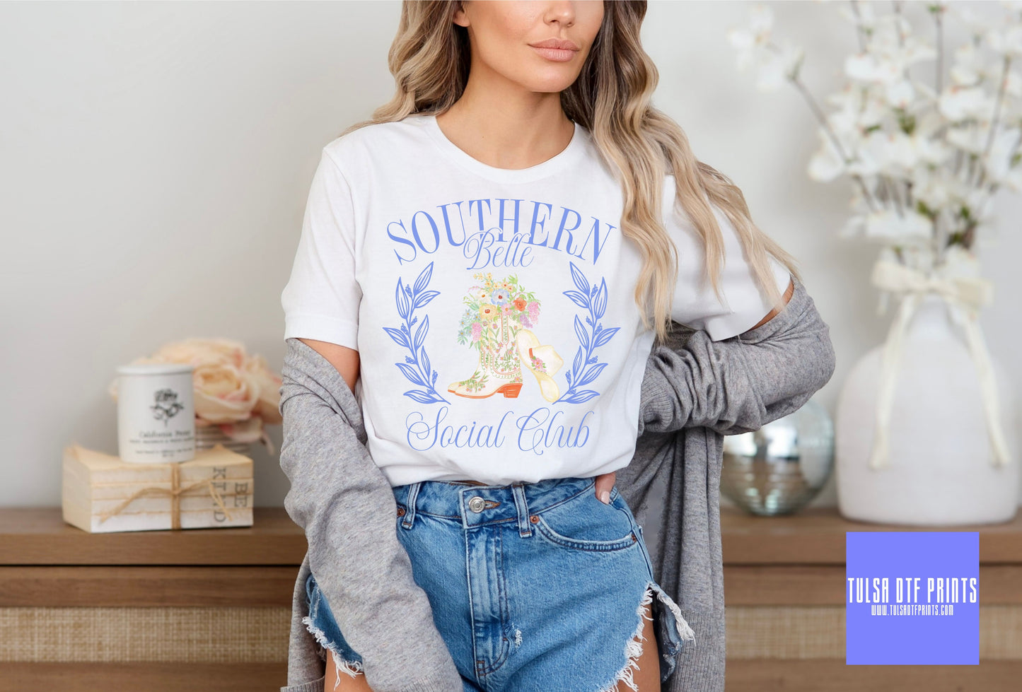 DTF SOUTHERN BELLE SOCIAL CLUB TRANSFER