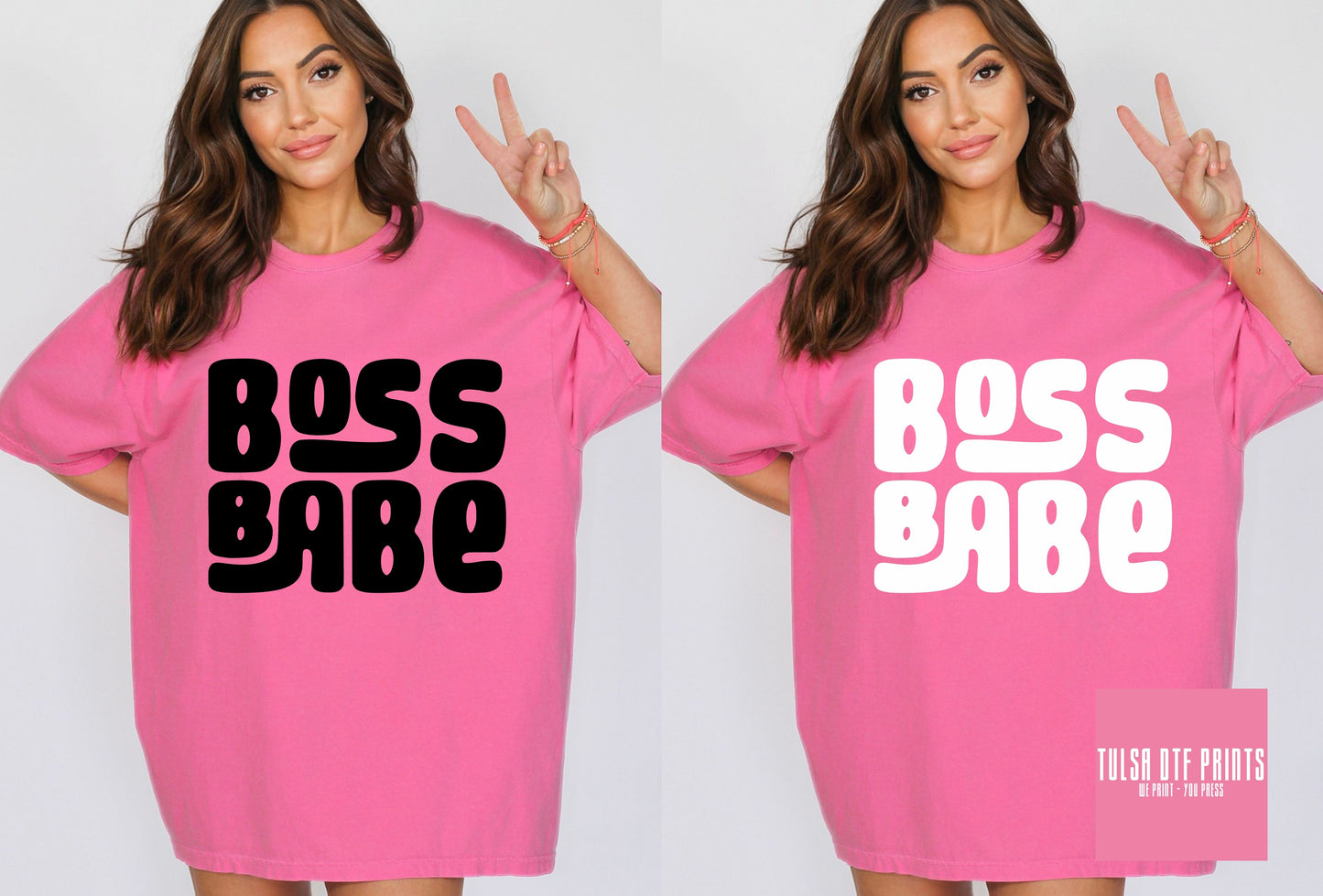 DTF BOSS BABE (2 COLORS AVAIL.) TRANSFER