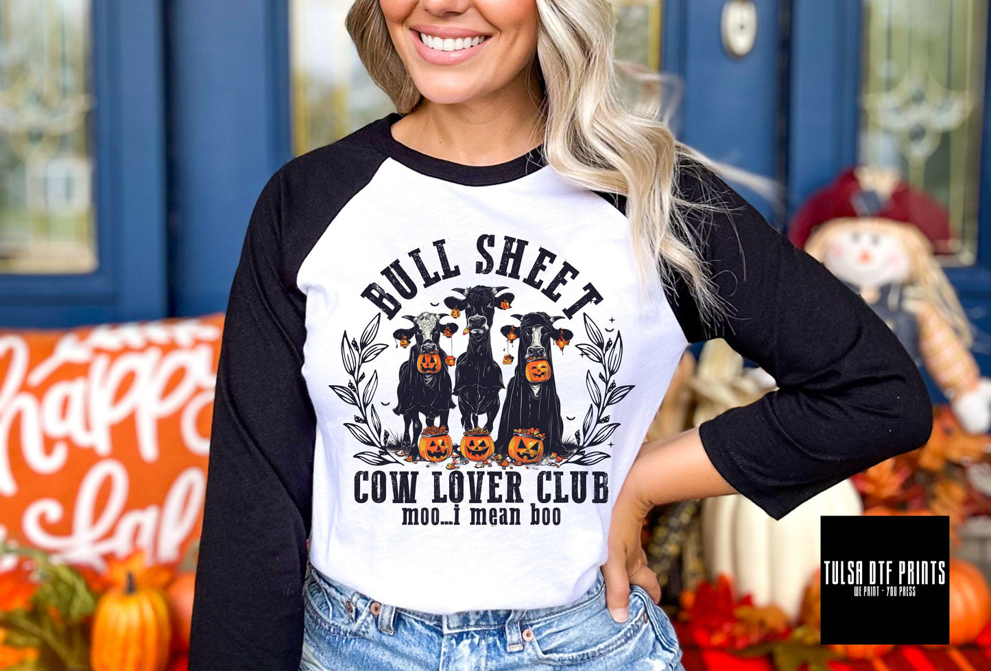 DTF BULL SHEET COW LOVER CLUB TRANSFER