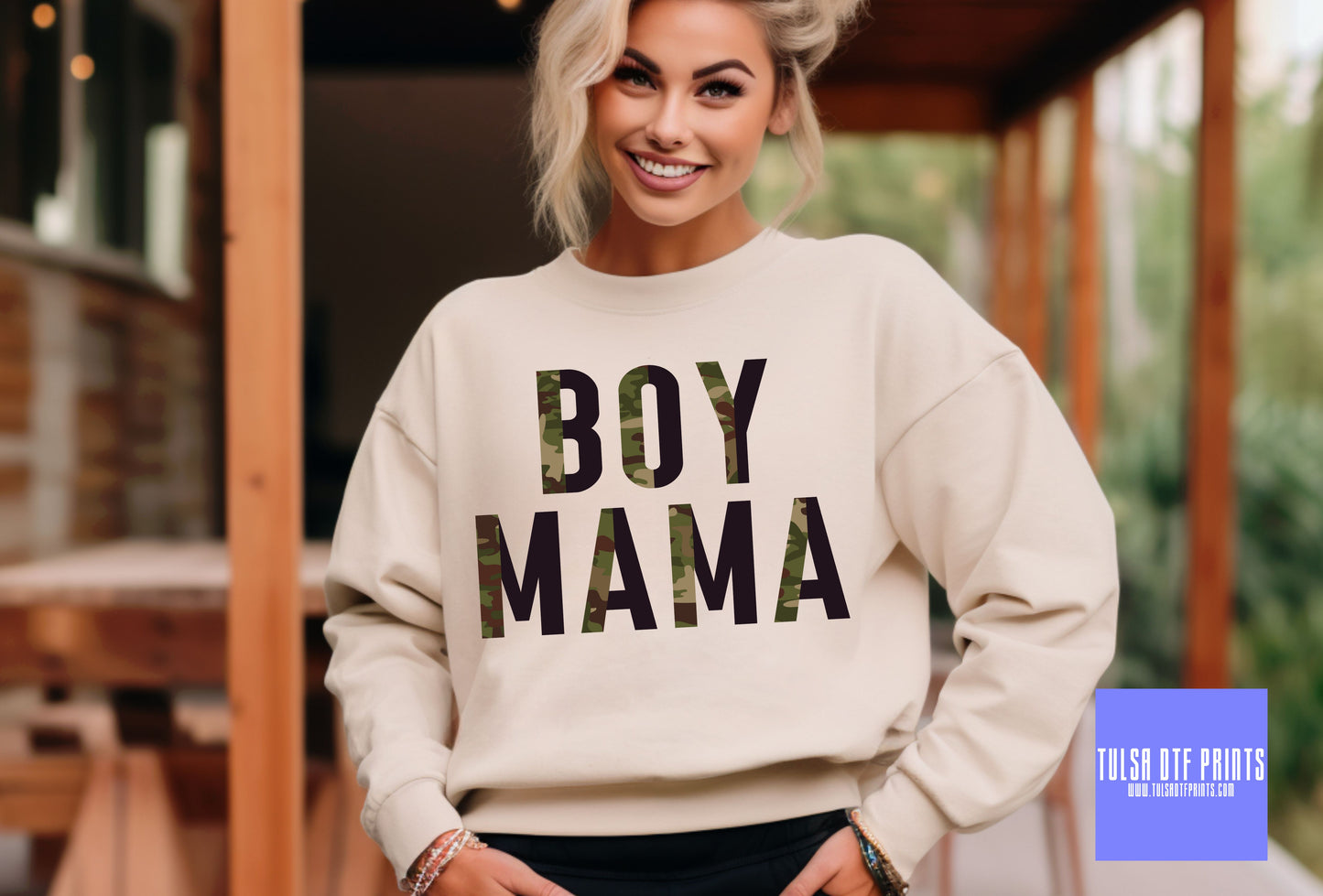 DTF CAMO BOY MAMA TRANSFER