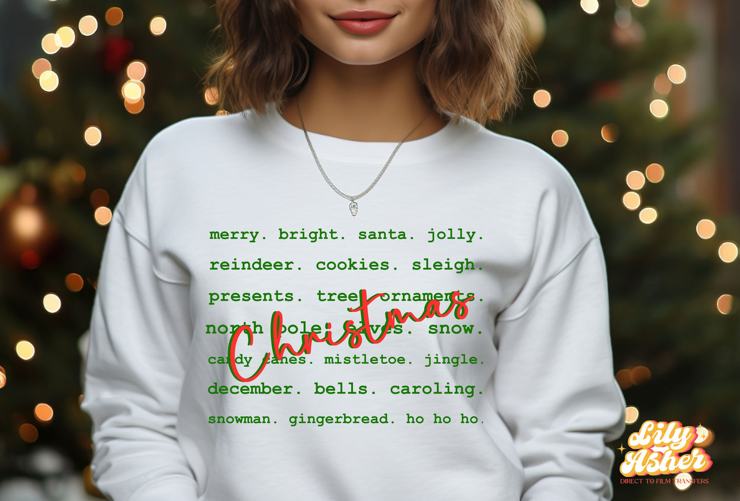 DTF CHRISTMAS THINGS TRANSFER