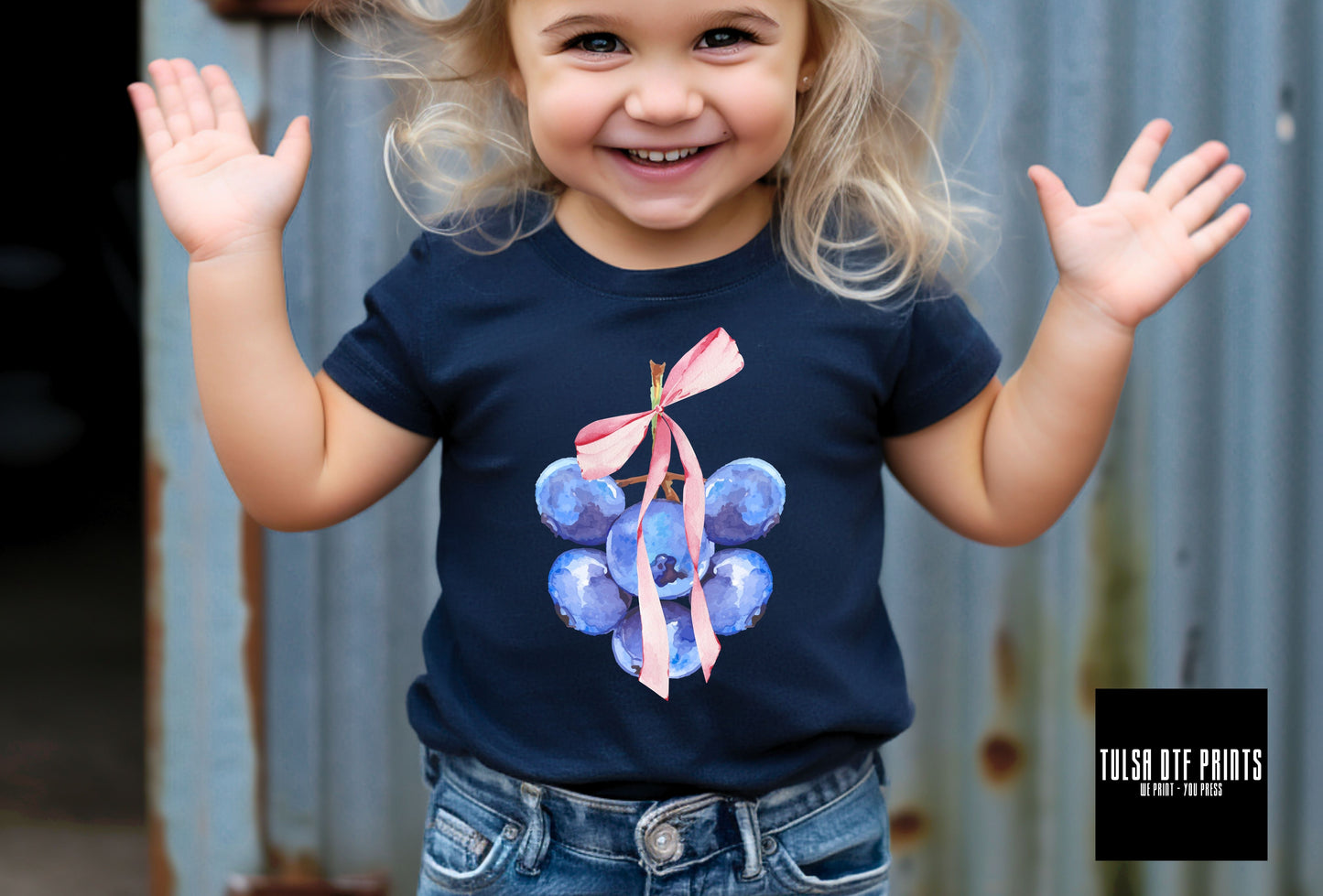 DTF COQUETTE BLUEBERRY TRANSFER