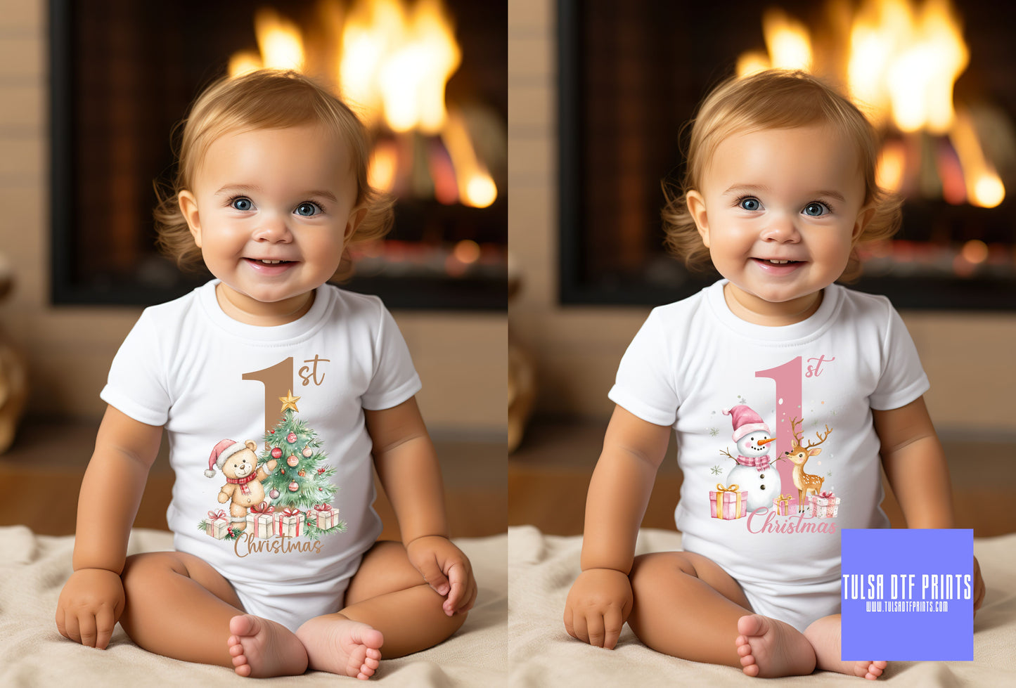 DTF FIRST CHRISTMAS (2 COLORS AVAILABLE) TRANSFER