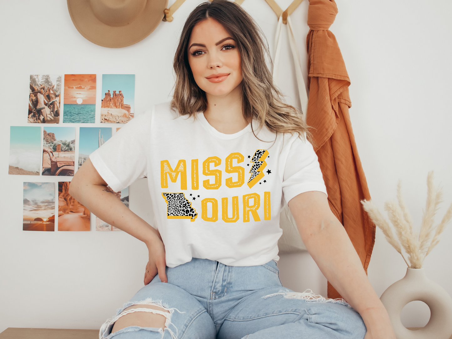 DTF MISSOURI BOLT YELLOW PRINT TRANSFER