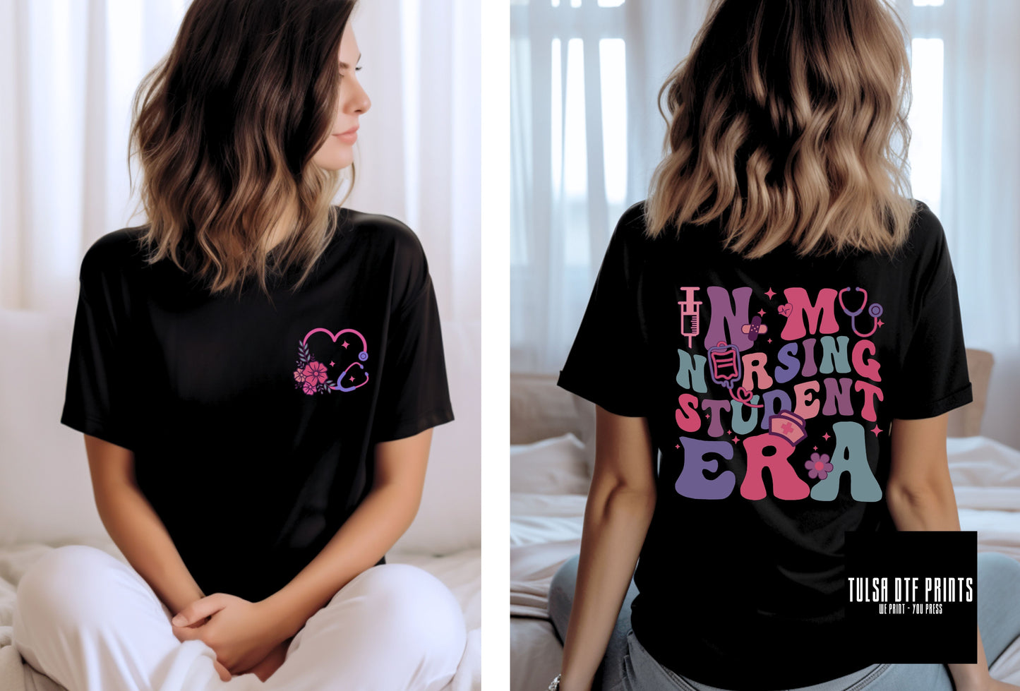 DTF NURSING STUDENT ERA W/ POCKET TRANSFER
