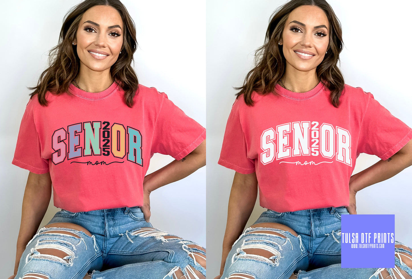 DTF SENIOR MOM 2025 (2 COLORS AVAIL.) TRANSFER