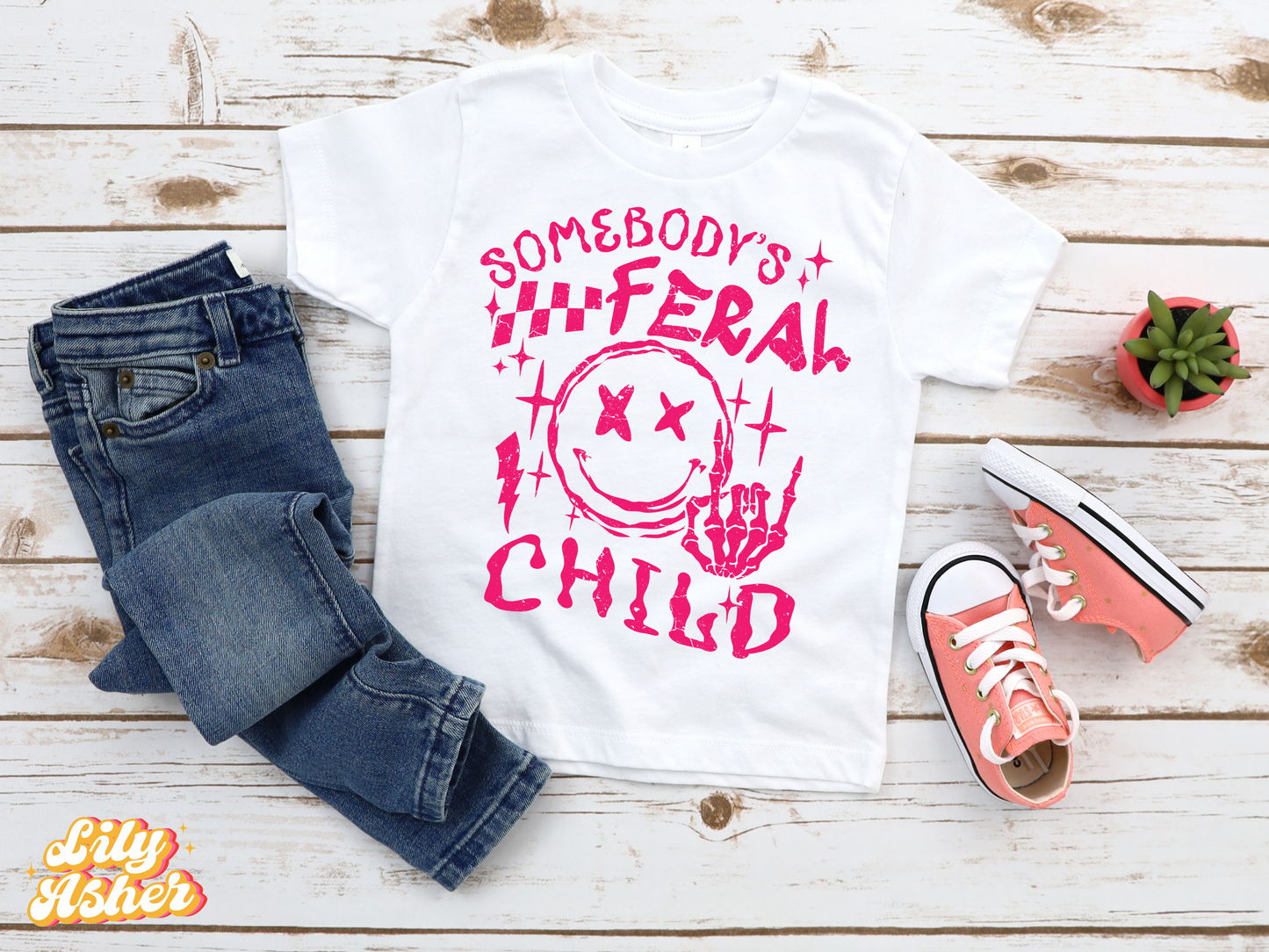 DTF SOMEBODY'S FERAL CHILD DISTRESSED TRANSFER