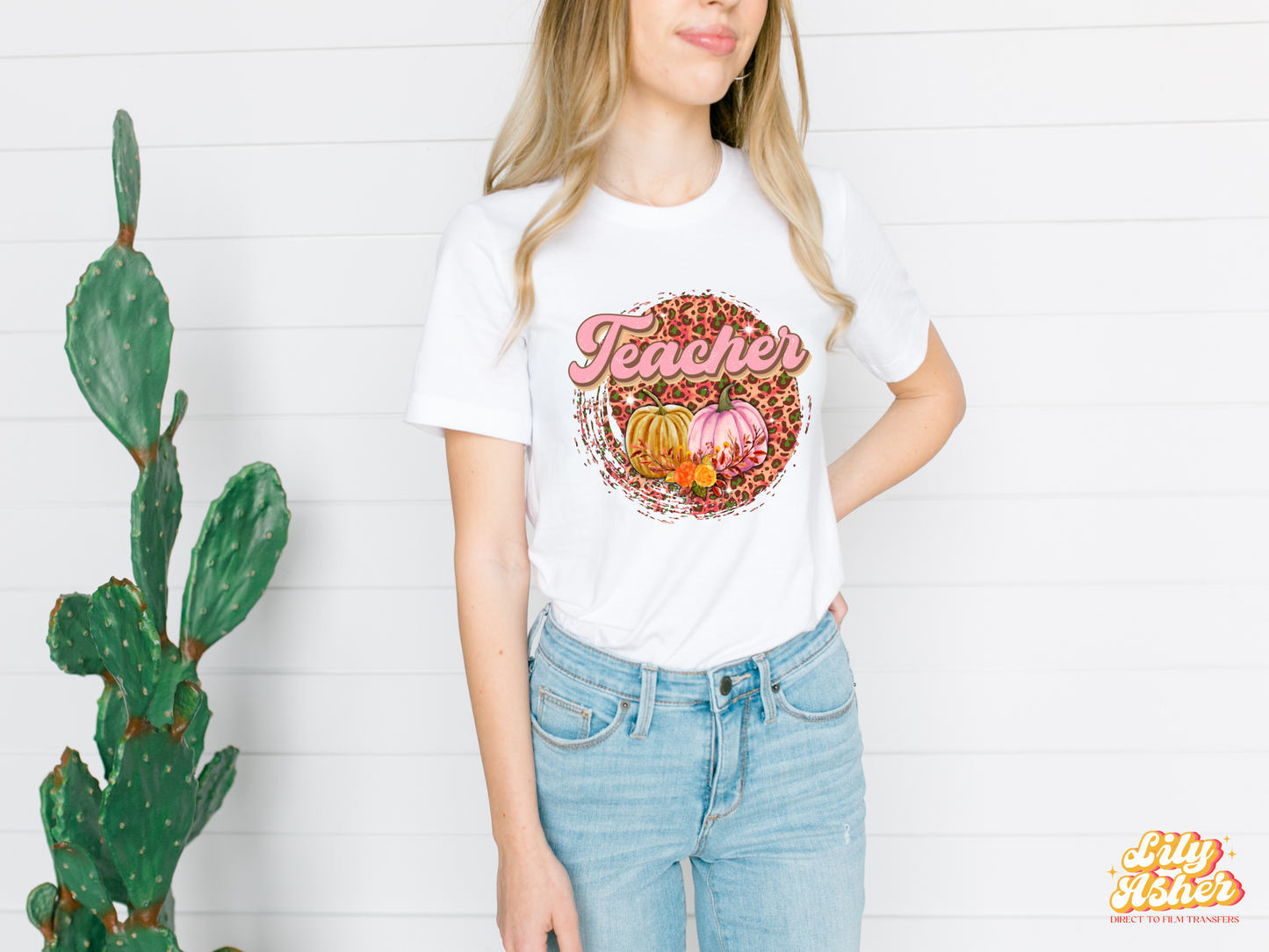 DTF TEACHER PUMPKIN FALL TRANSFER