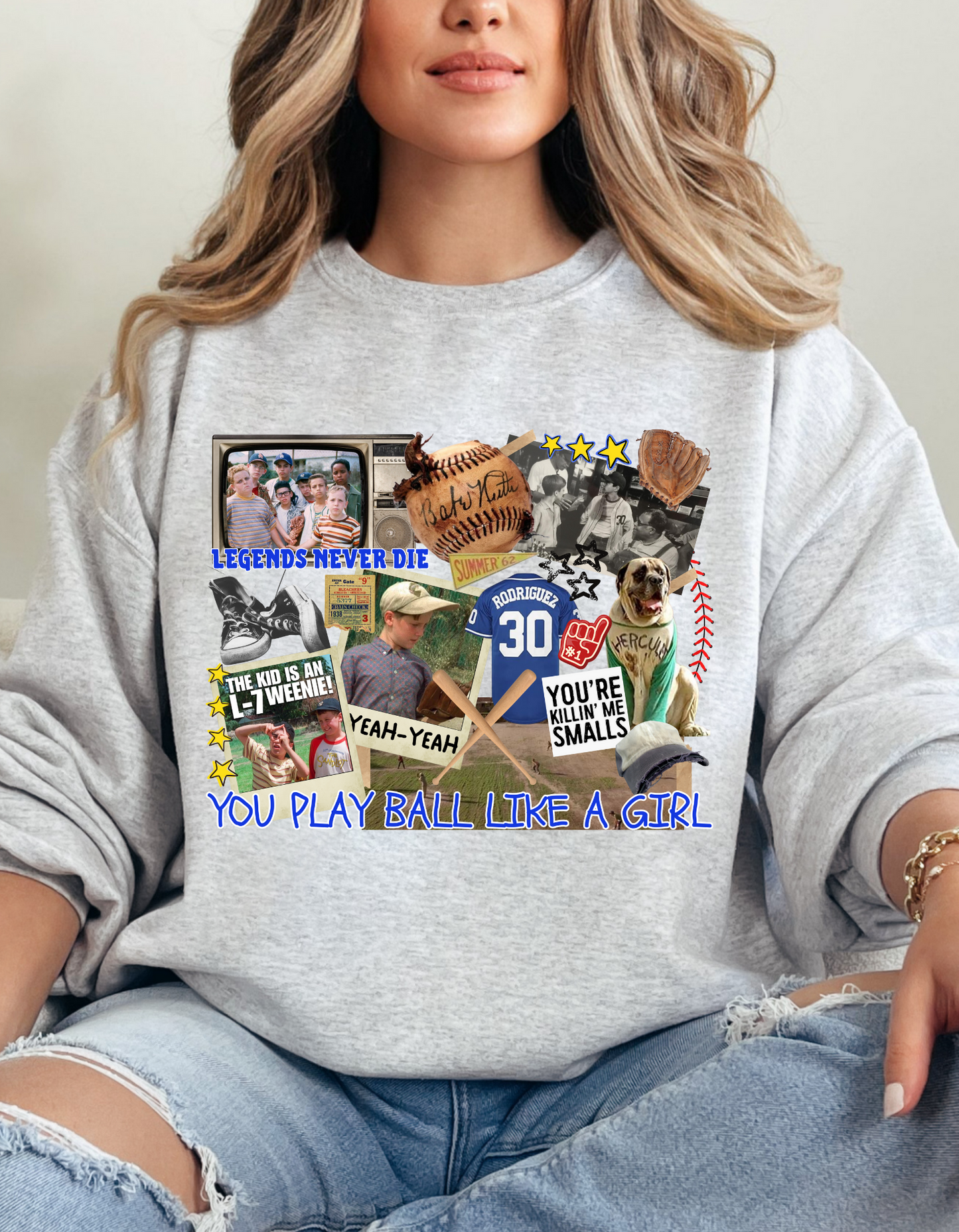 DTF LEGENDS NEVER DIE BASEBALL TRANSFER