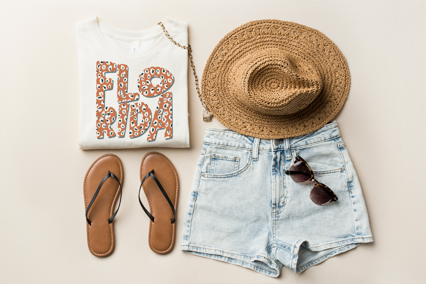 DTF FLORIDA BOHO LEOPARD TRANSFER