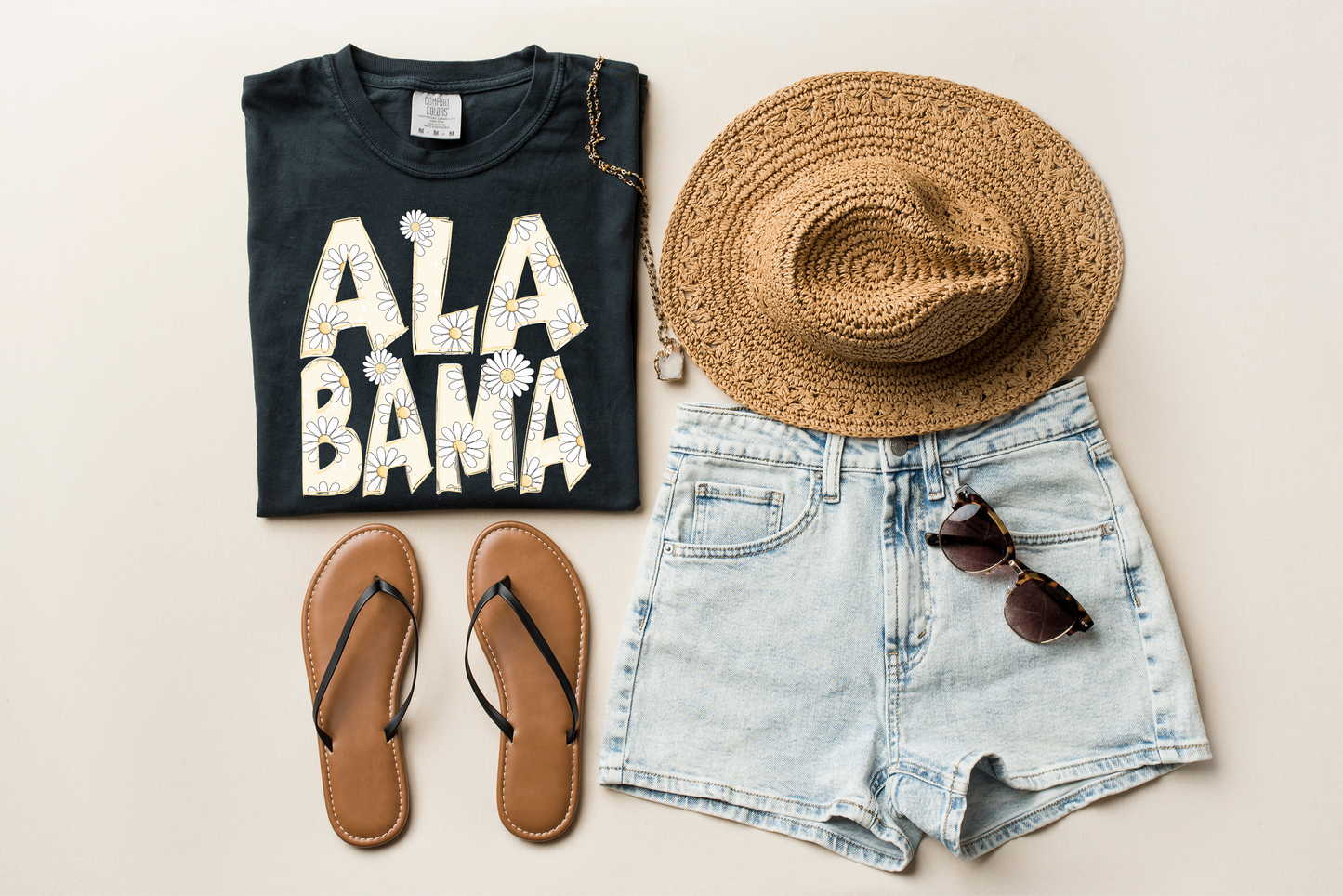 DTF ALABAMA YELLOW DAISY TRANSFER