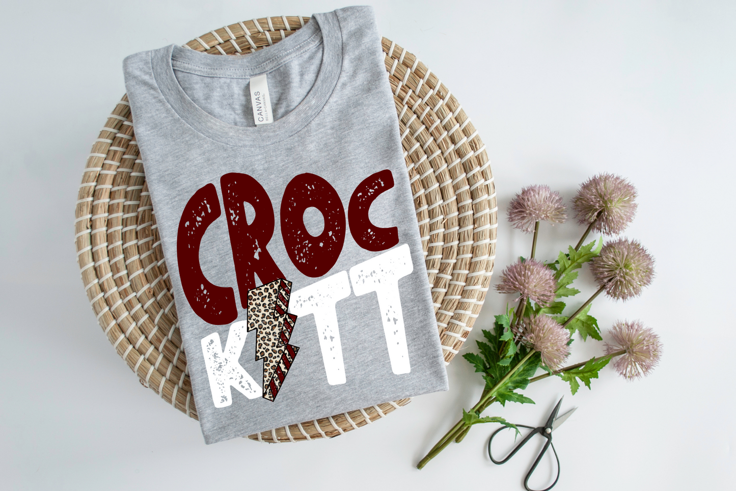 DTF CROCKETT MAROON + WHITE LB TRANSFER