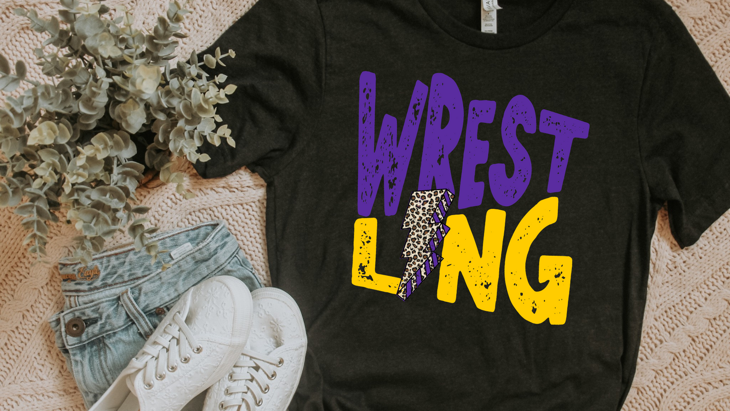 DTF WRESTLING PURPLE/YELLOW LB TRANSFER