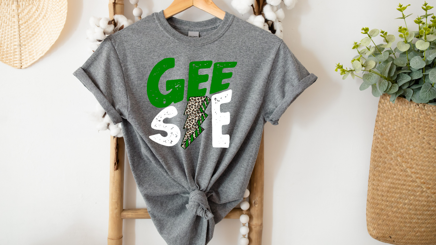 DTF GEESE GREEN/WHITE LB TRANSFER