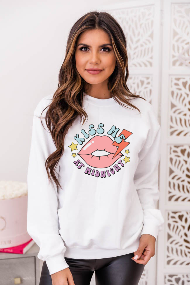 DTF KISS ME AT MIDNIGHT RETRO TRANSFER