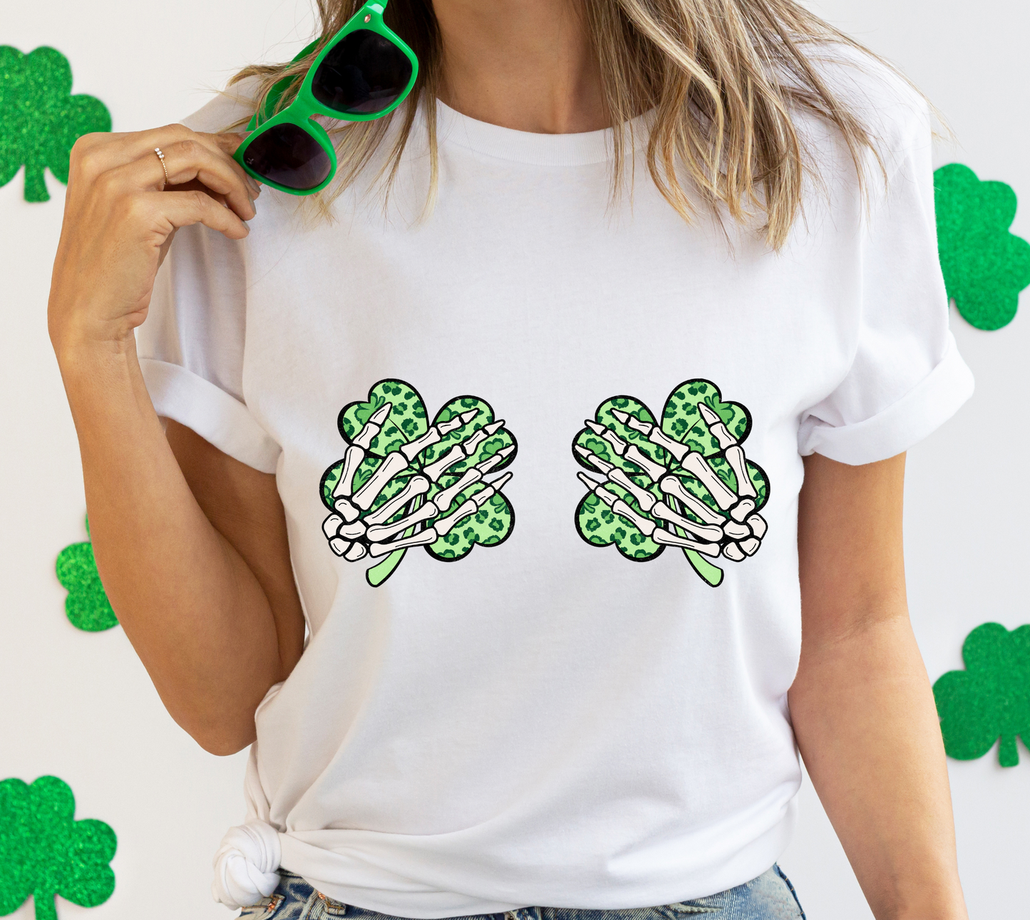 DTF SKELLY/LEO CLOVER TRANSFER