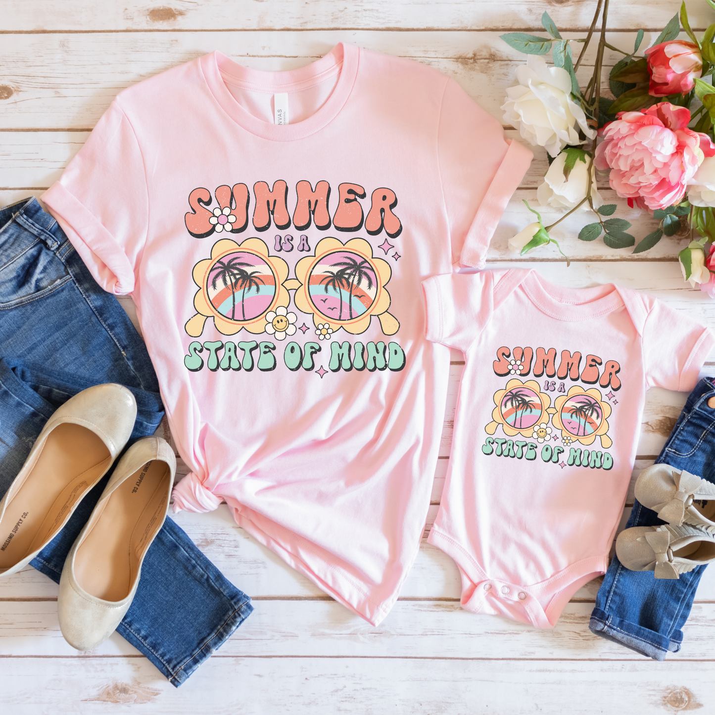 DTF SUMMER IS A STATE OF MIND RETRO SUNNIES TRANSFER