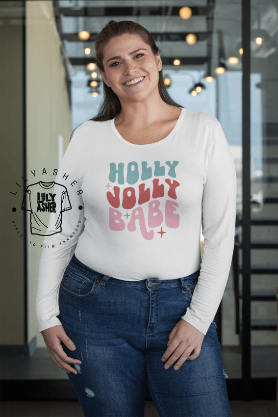 Dtf Holly Jolly Babe Transfers