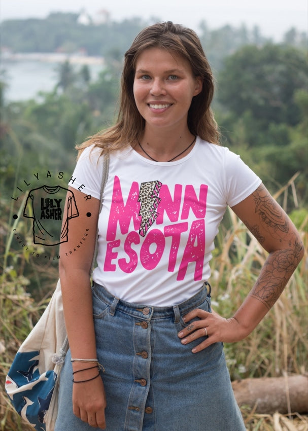 Dtf Minnesota Pink Lb Transfer