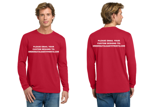 NEXT LEVEL LONG SLEEVE 3601 (Completed Shirt) (Front & Back)