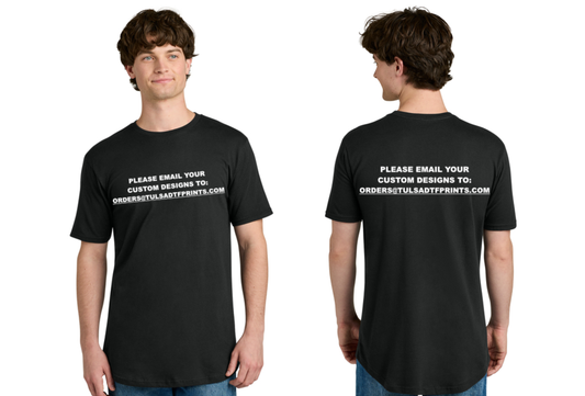 NEXT LEVEL LONG BODY TEE 3602 (Completed Shirt) (Front & Back)
