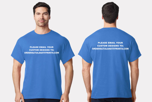 GILDAN HEAVY COTTON 5000 (Completed Shirt) (Front & Back)