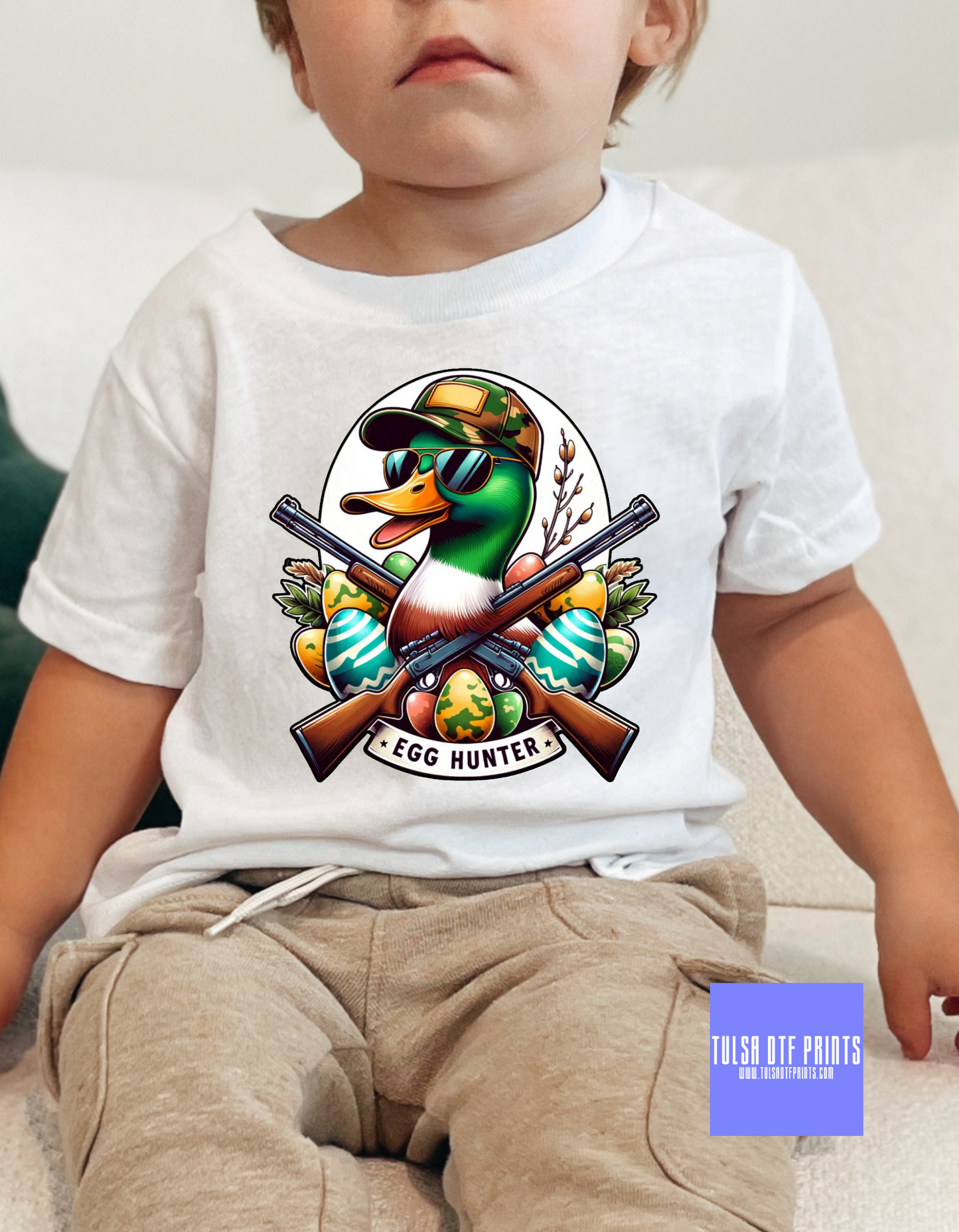 DTF DUCK EGG HUNTER TRANSFER