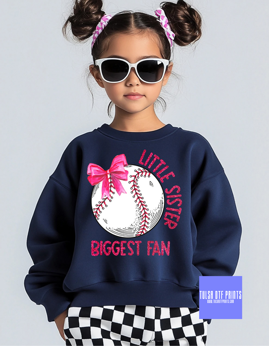 DTF BASEBALL LITTLE SIS TRANSFER