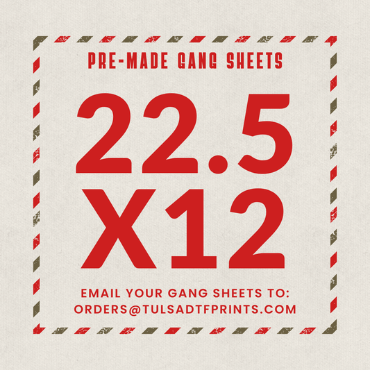 PRE-MADE CUSTOM GANG SHEET - 22.5X12