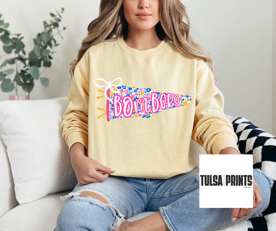 DTF FLORAL SPIRIT PENNANT TRANSFER