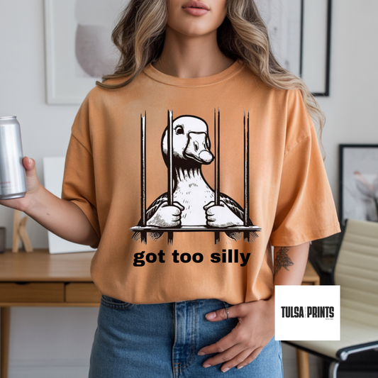 DTF TOO SILLY TRANSFER