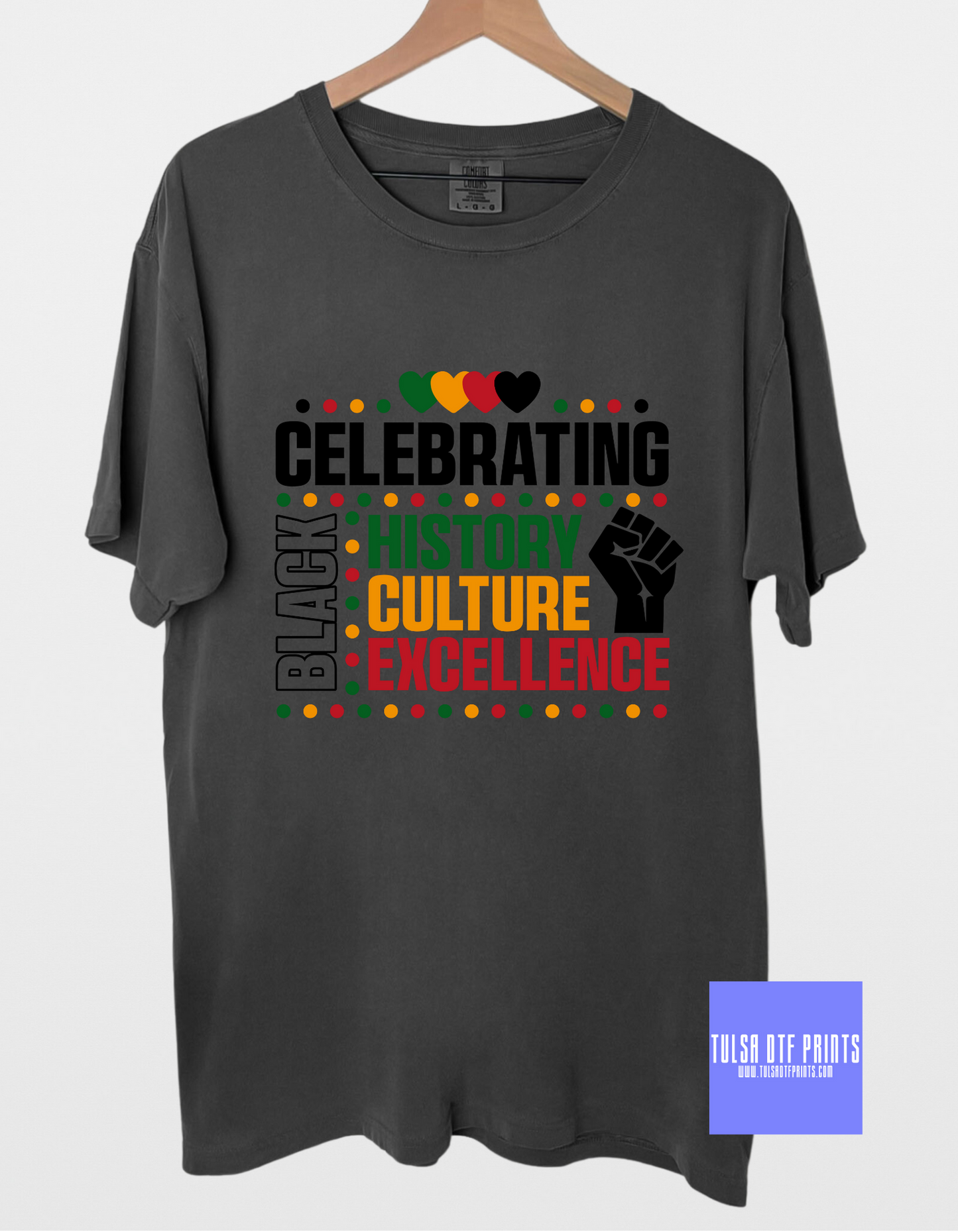 DTF CELEBRATING BLACK HISTORY TRANSFER