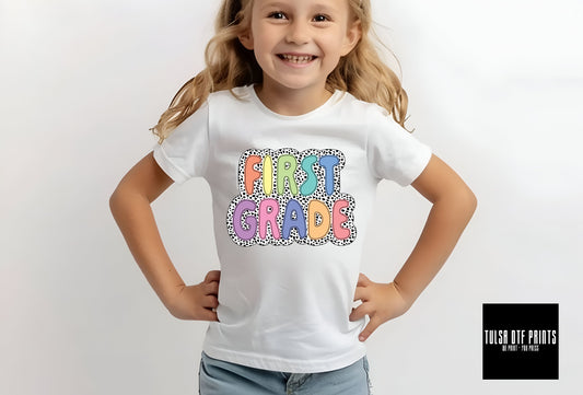 DTF FIRST GRADE DALMATIAN PRINTS TRANSFER