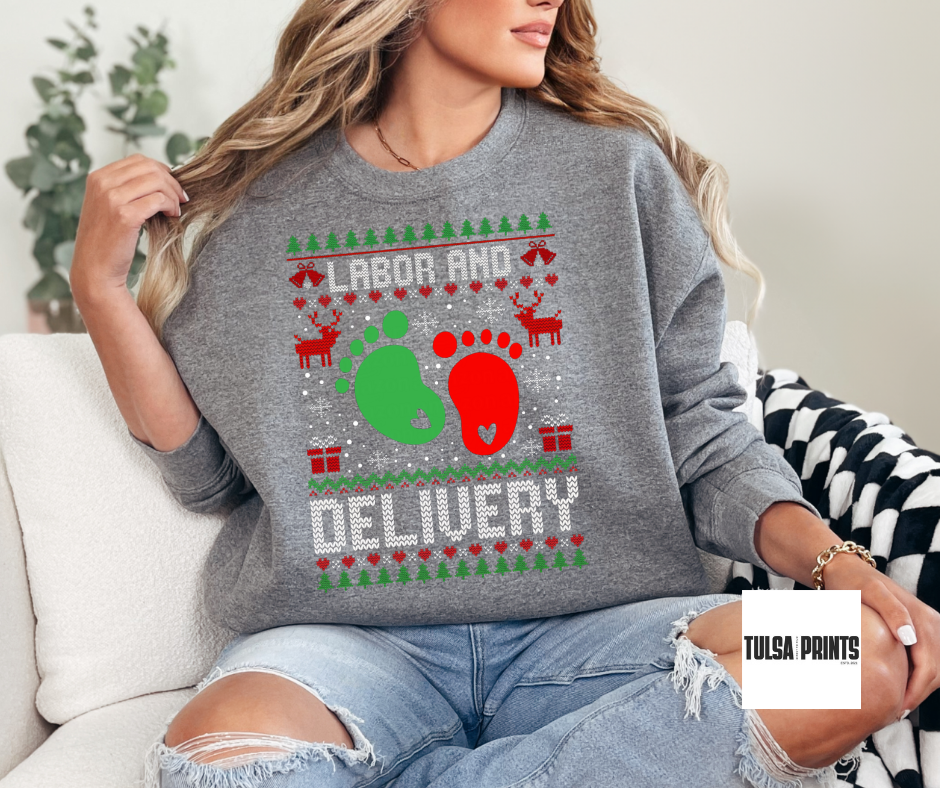 DTF HOLIDAY BABY FEET L&D TRANSFER