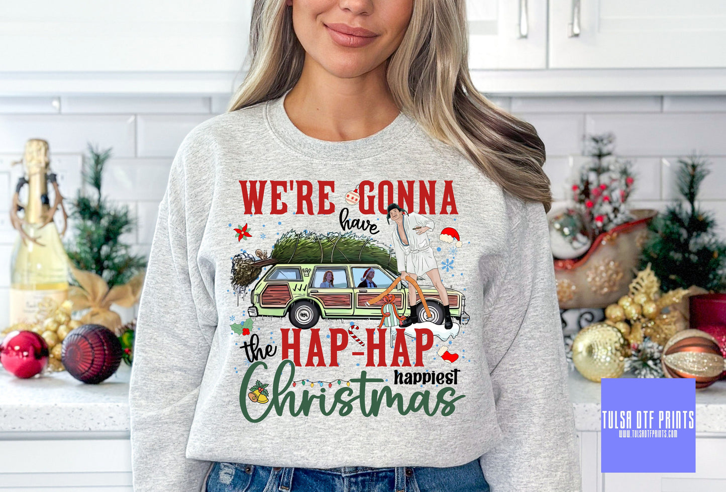 DTF HAP-HAP HAPPIEST CHRISTMAS TRANSFER