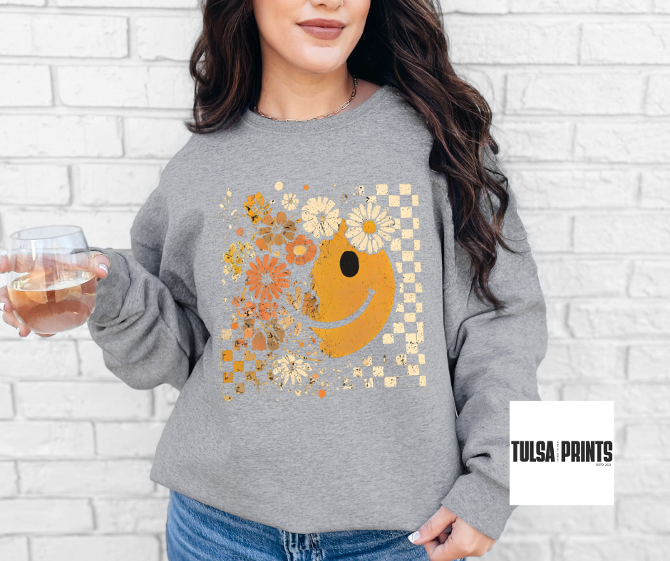 DTF FLORAL AND FUNKY TRANSFER