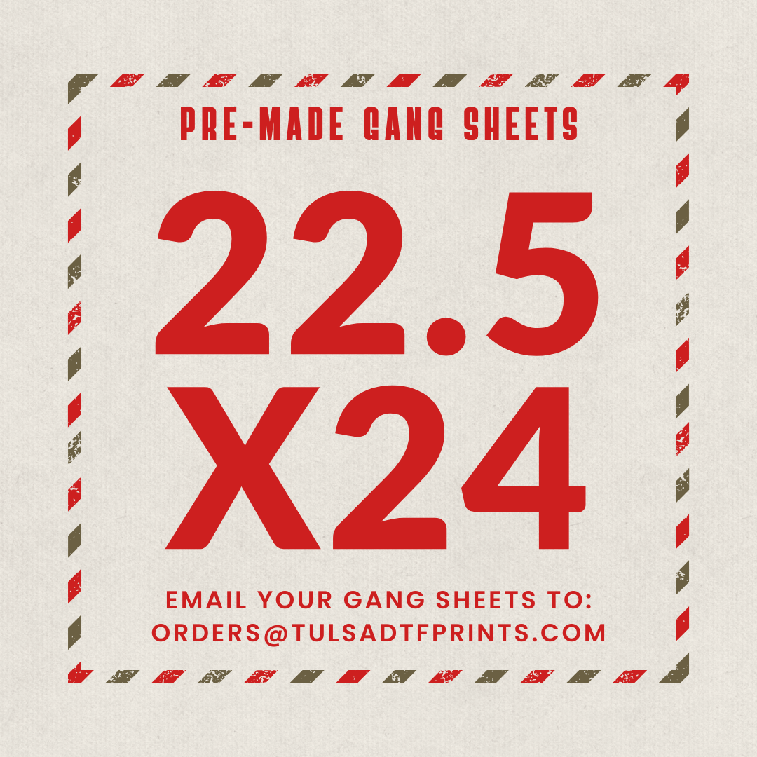 PRE-MADE CUSTOM GANG SHEET - 22.5X24