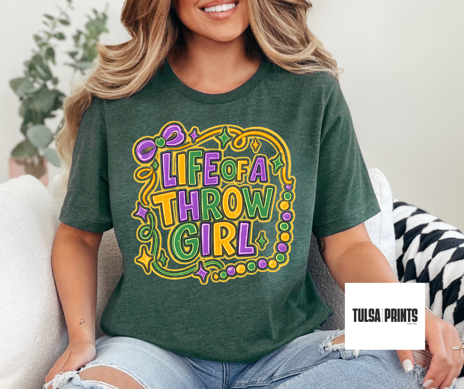 DTF LIFE OF A THROW GIRL TRANSFER