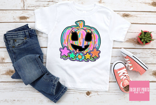 DTF JACK-O-LANTERN MULTICOLOR TRANSFER