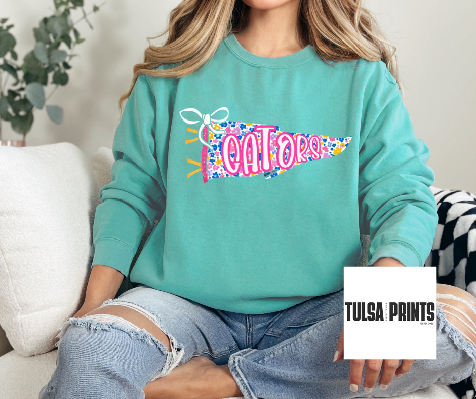 DTF FLORAL SPIRIT PENNANT TRANSFER