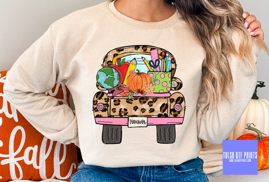 DTF TEACHER FALL LEO TRUCK TRANSFER