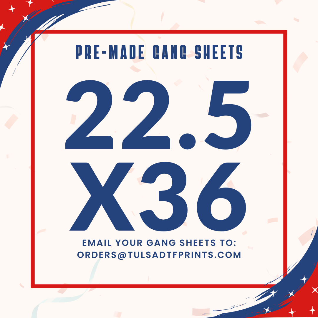 PRE-MADE CUSTOM GANG SHEET - 22.5X36