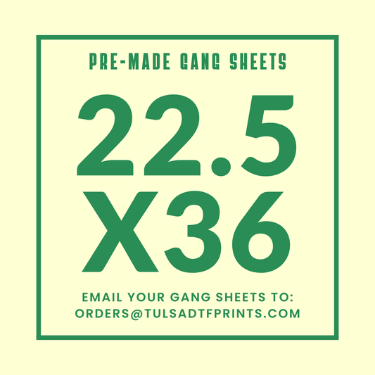 PRE-MADE CUSTOM GANG SHEET - 22.5X36