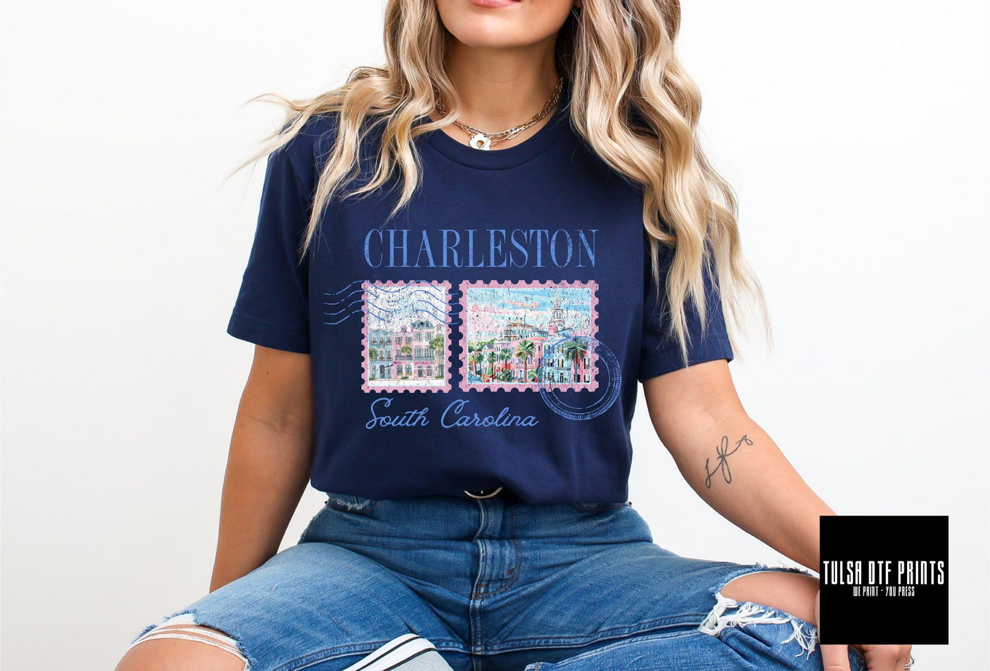 DTF CHARLESTONE - SOUTH CAROLINA STAMP TRANSFER