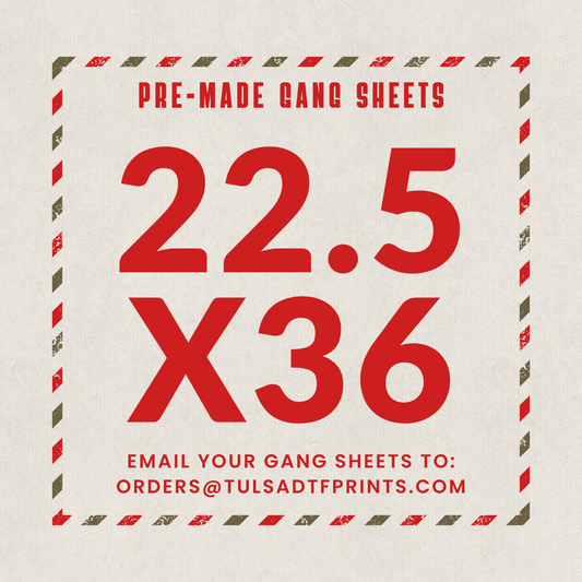 PRE-MADE CUSTOM GANG SHEET - 22.5X36